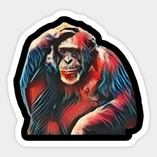 Monkey Sticker